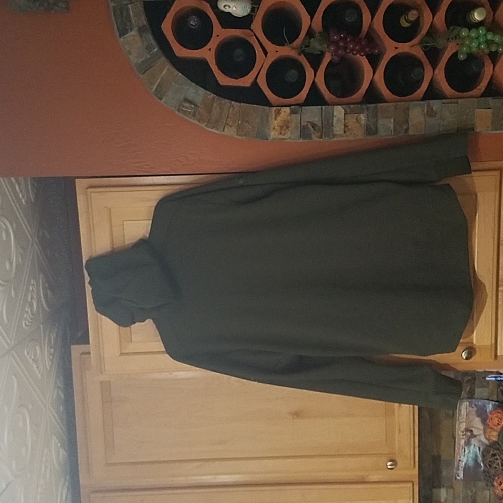 Adidas Athletics Squad ID Full Zip Hoodie Sweatshirt Jacket Green - Picture 3 of 5